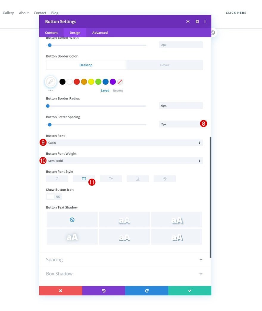 first Divi section