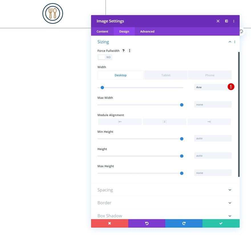 first Divi section