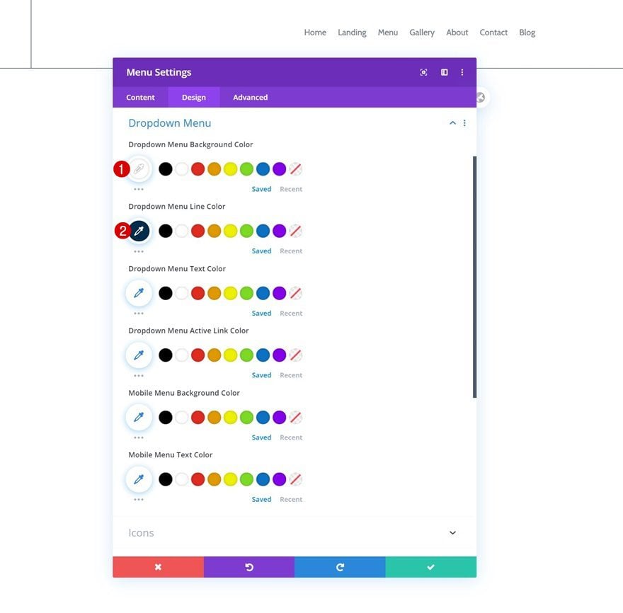 first Divi section