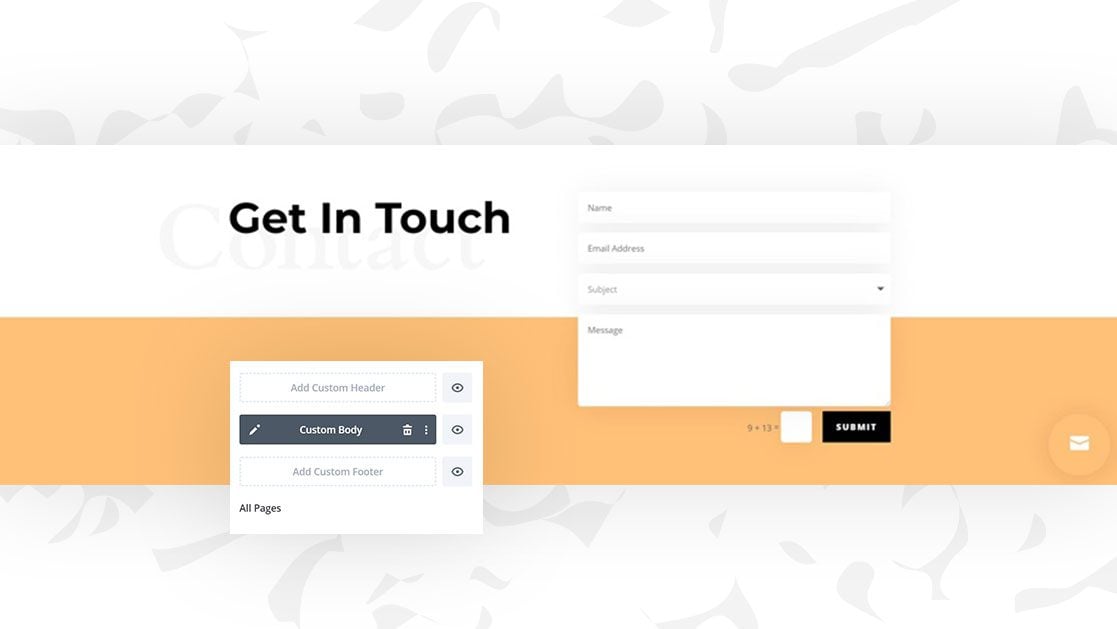 How to Automatically Add a Bottom-Page Contact Form to All Pages with Divi’s Theme Builder