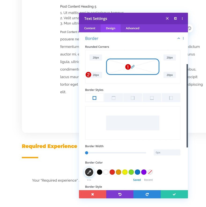 open job position template