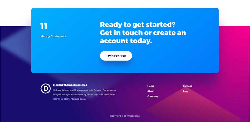 Exclusive Divi Cyber Monday Gift #6: An Impressive Footer Layout Pack ...