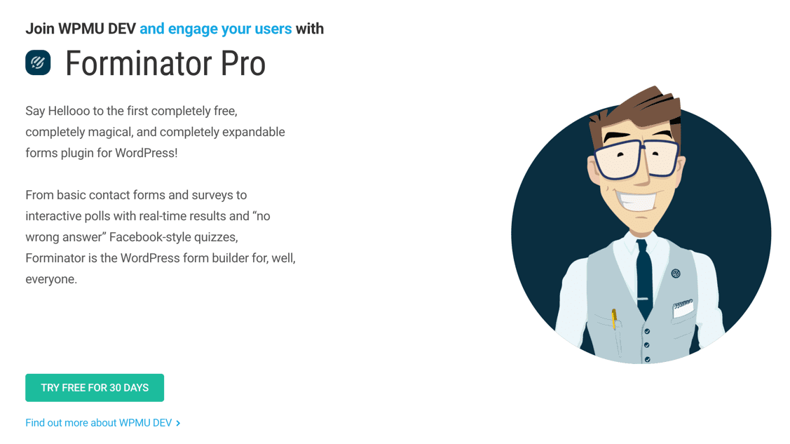 forminator pro wordpress survey plugin