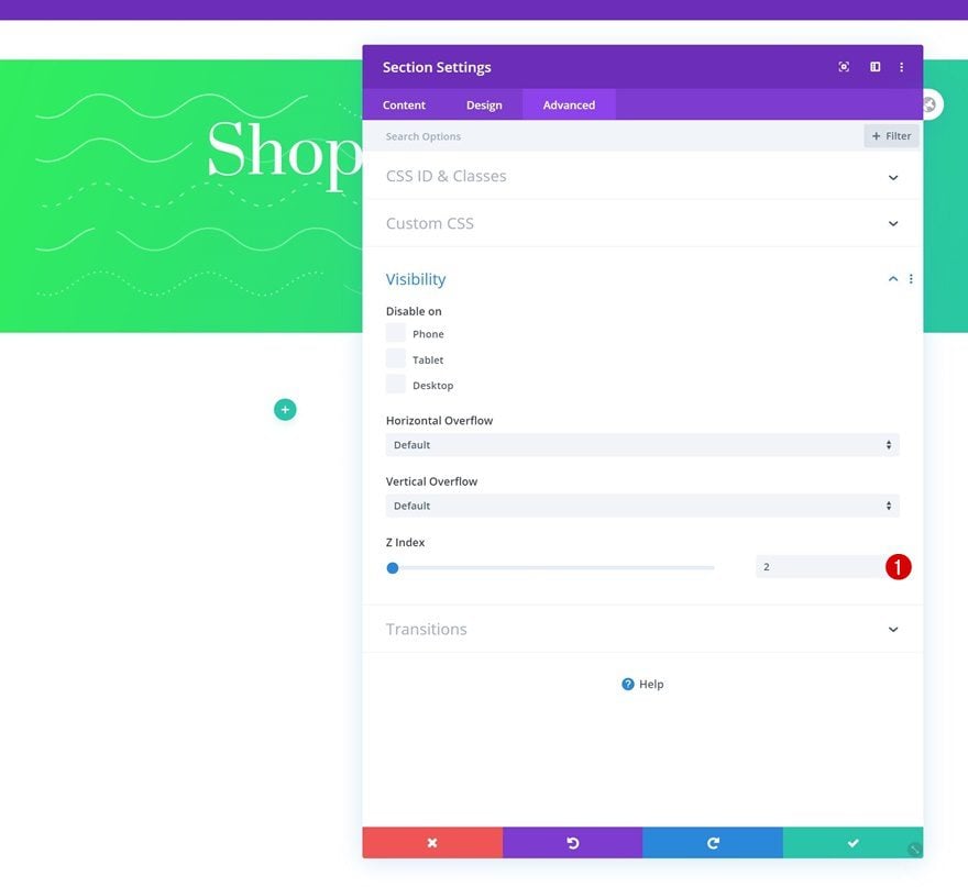 shop module mobile breakpoint