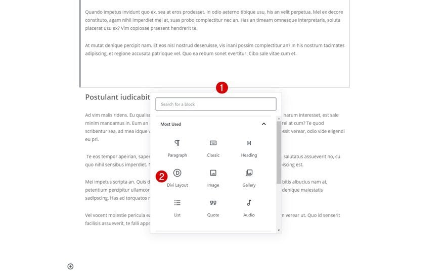 summary box