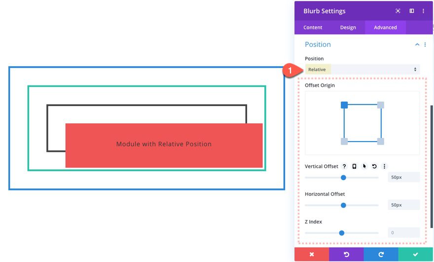 Understanding & Using the Relative Position in Divi 1