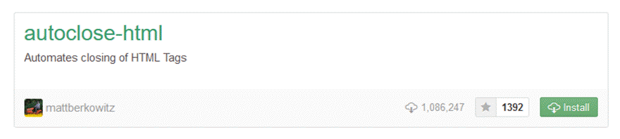 An atom package for autoclosing HTML
