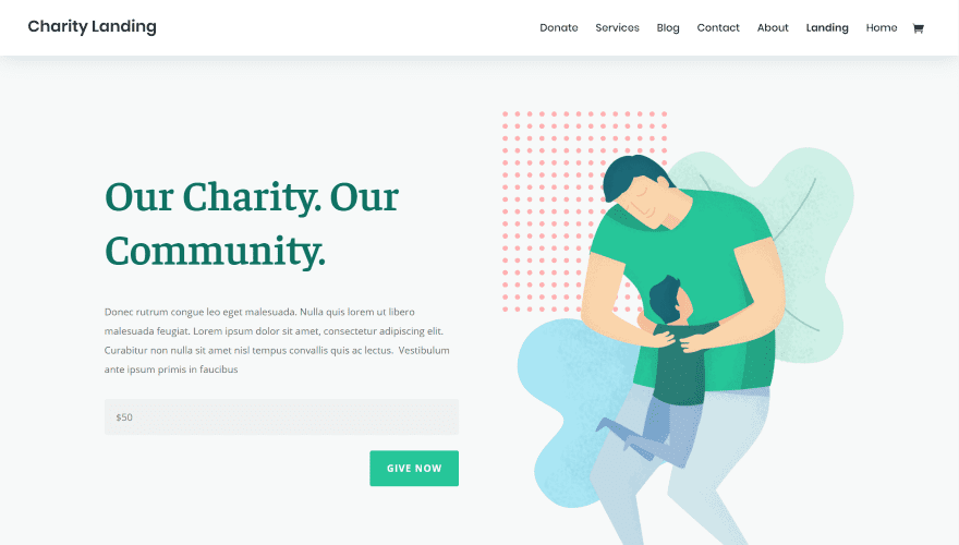 Charity Layout Pack