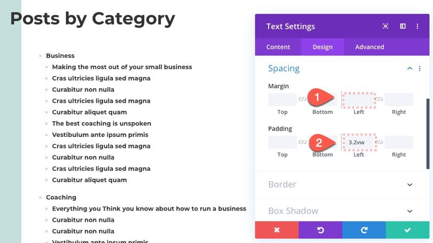 divi html sitemap page