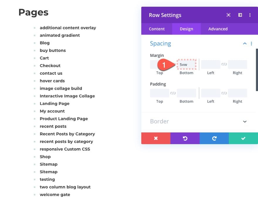 divi html sitemap page