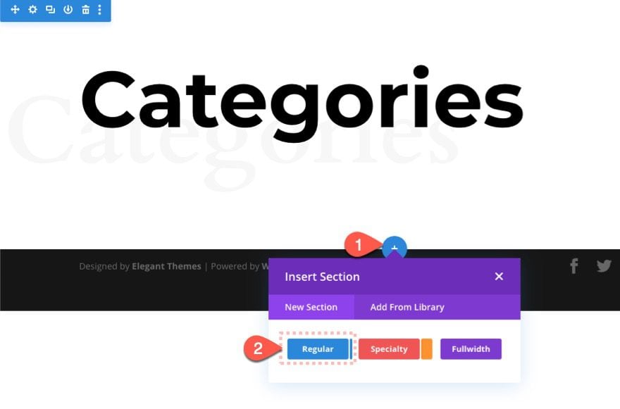 divi html sitemap page