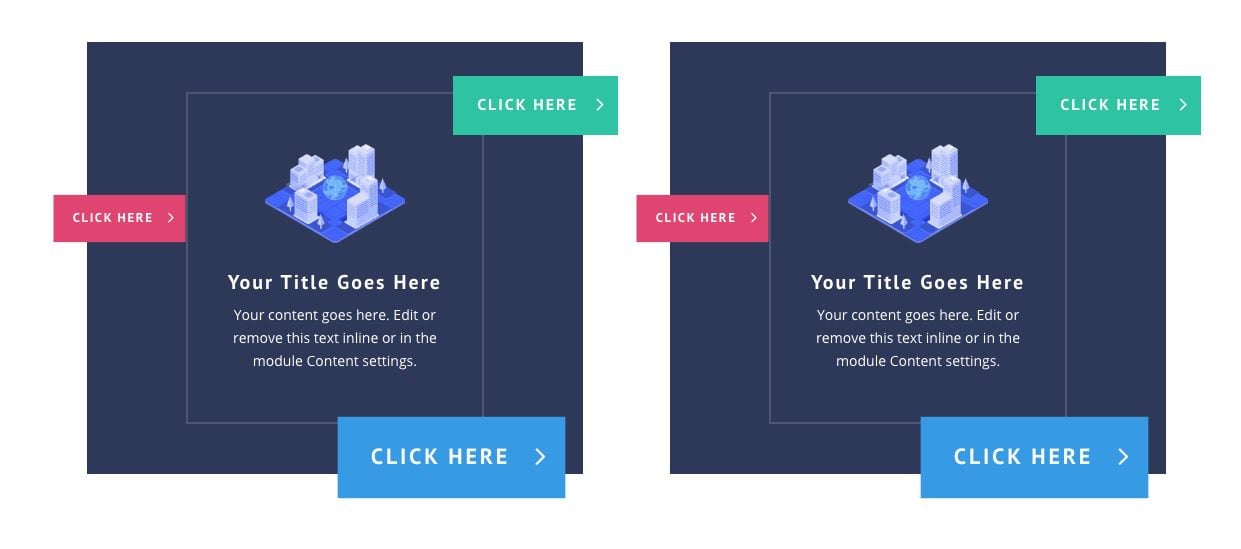 divi button layouts