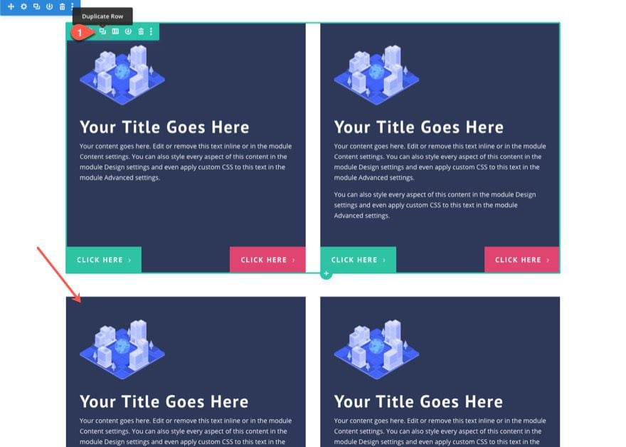 divi button layouts