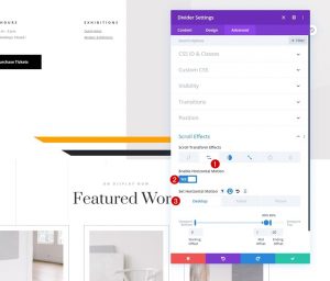 How to Mark a New Divi Section with Subtle Motion Shapes