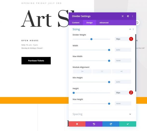 How to Mark a New Divi Section with Subtle Motion Shapes