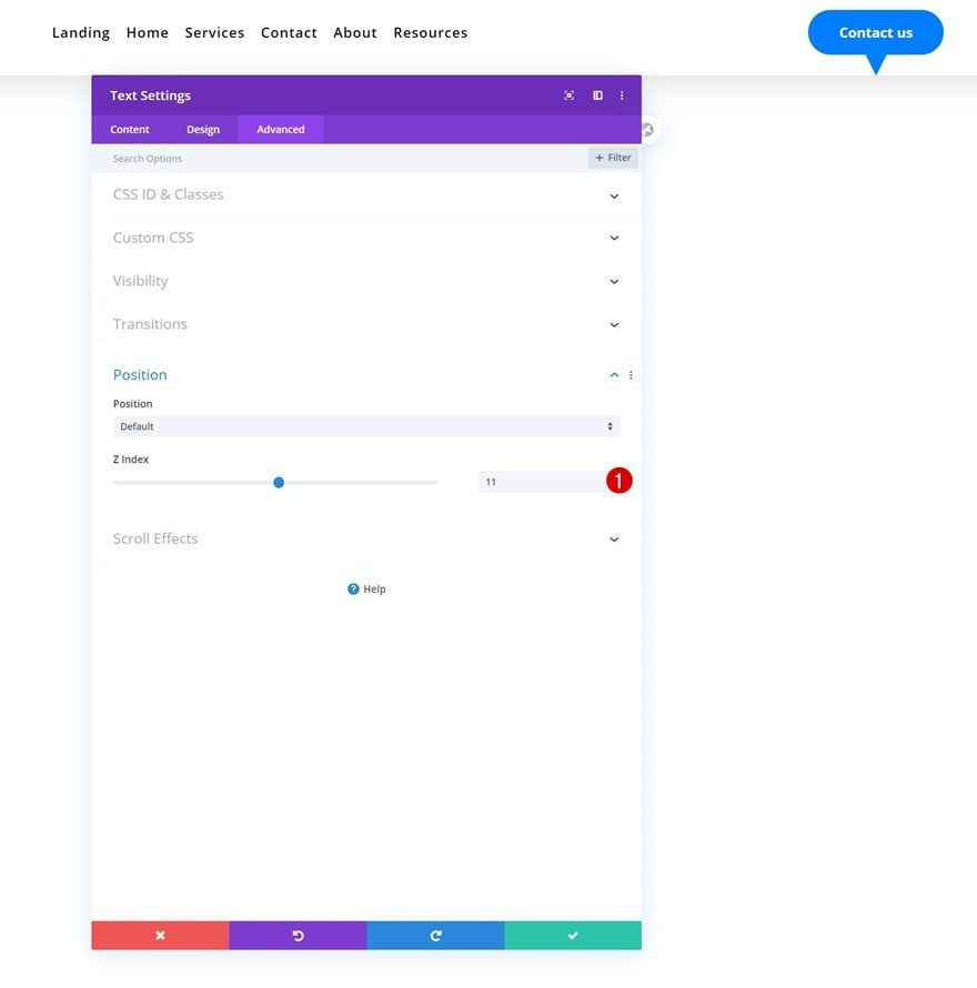 dropdown contact form