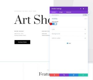 How to Mark a New Divi Section with Subtle Motion Shapes