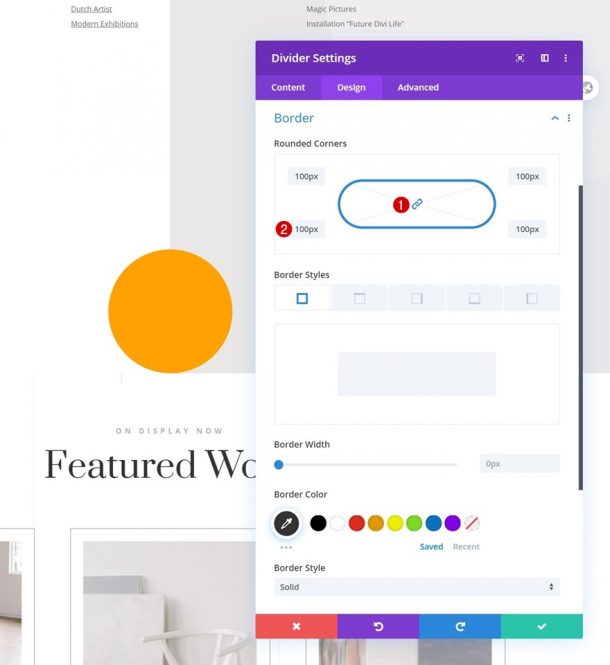 How to Mark a New Divi Section with Subtle Motion Shapes