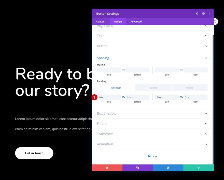 story on scroll