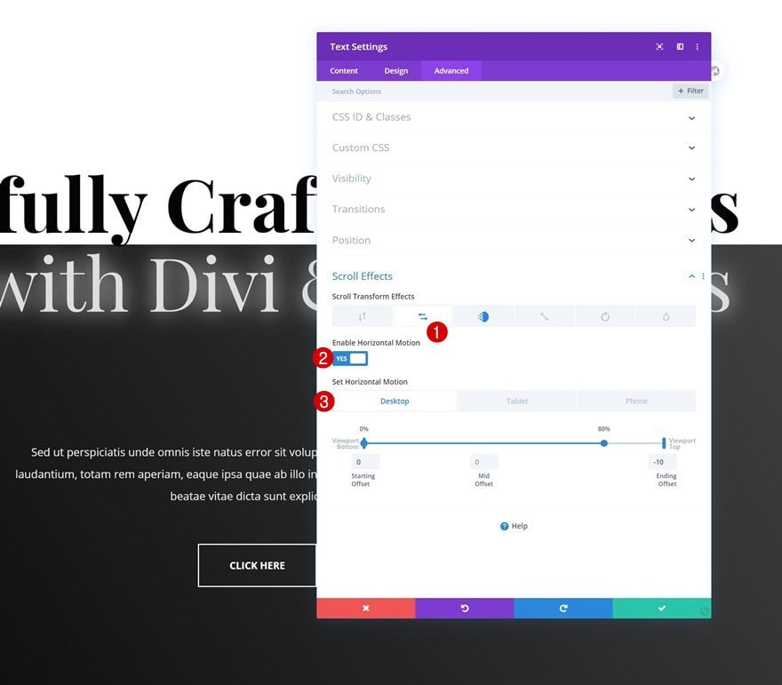 scroll motion effects