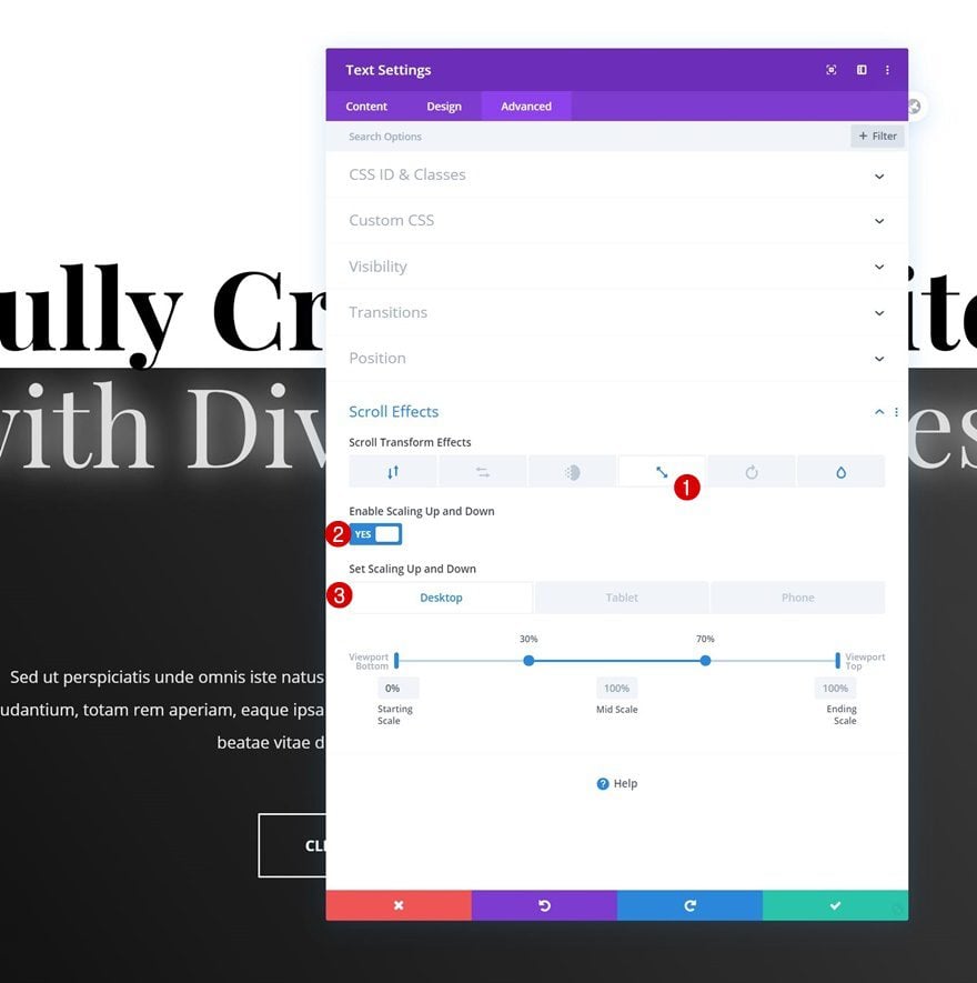 scroll motion effects