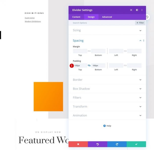 How to Mark a New Divi Section with Subtle Motion Shapes