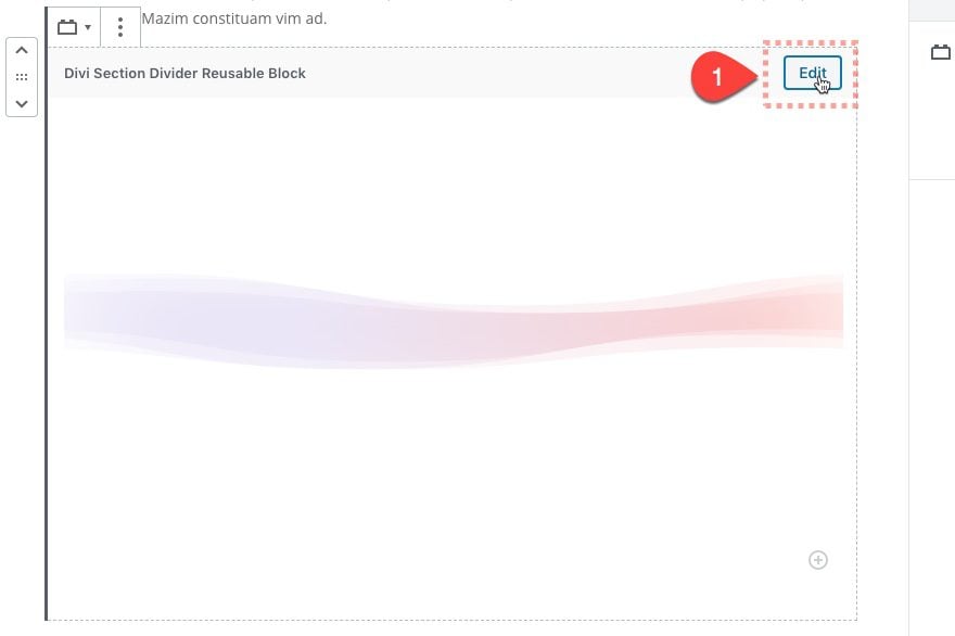 reusable divi layout block