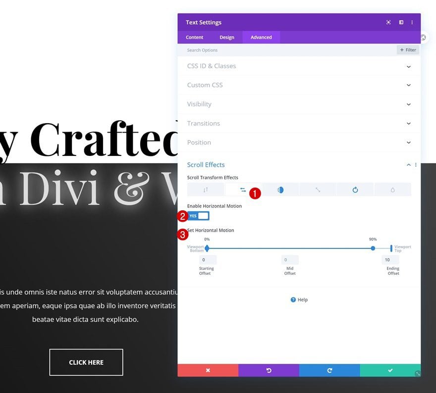 scroll motion effects