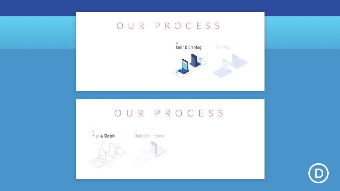 How to Progressively Flash the Steps to a Process with Divi’s Scroll Effects