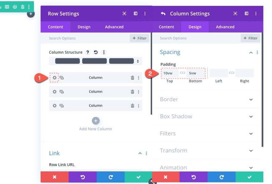 Float Elements in a Divi Section