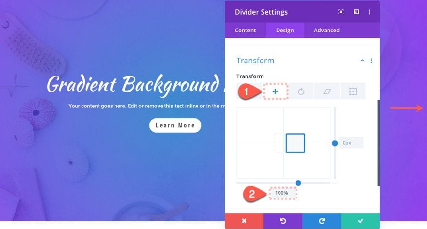 Divi Gradient Background Animation