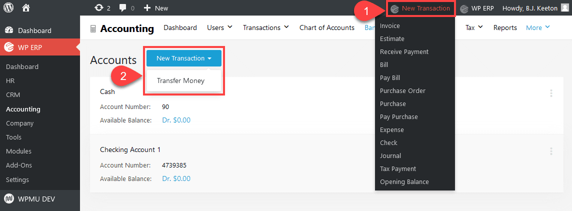 bookkeeping system