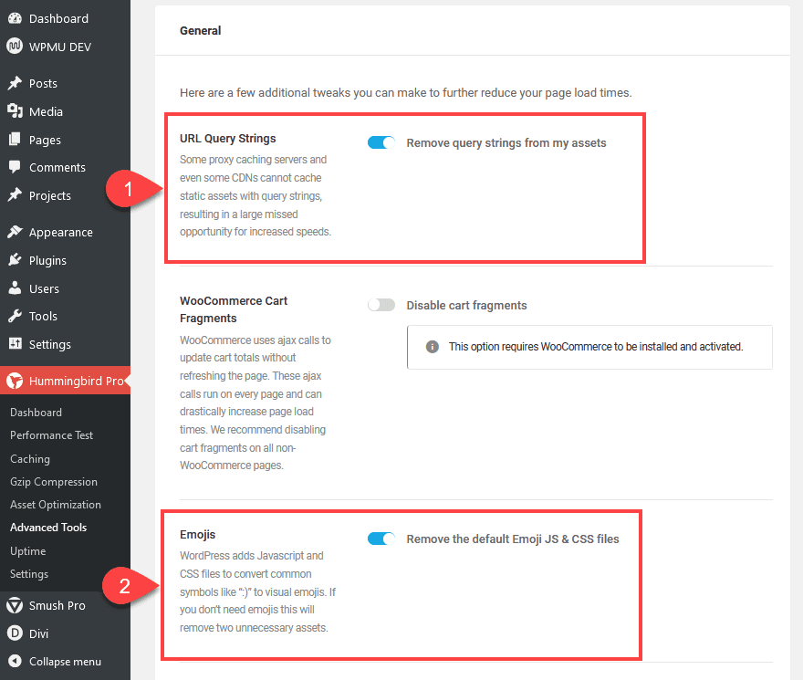 WPMU DEV Optimization Plugins