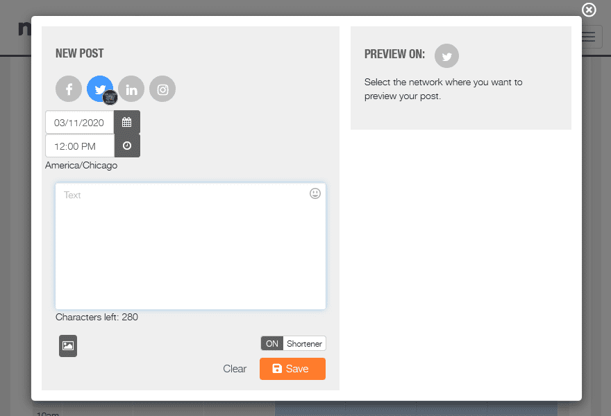 Social Media Dashboard Metricool