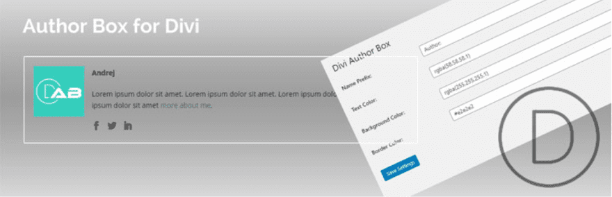 Author Box for Divi