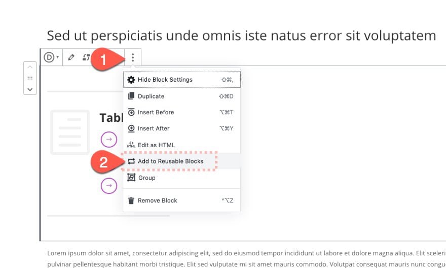 clickable table of contents