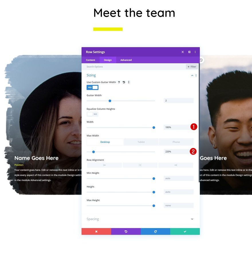 team member carousel