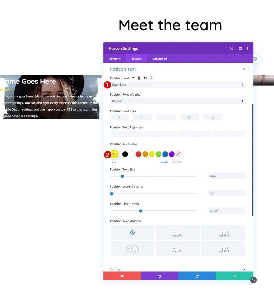 team member carousel