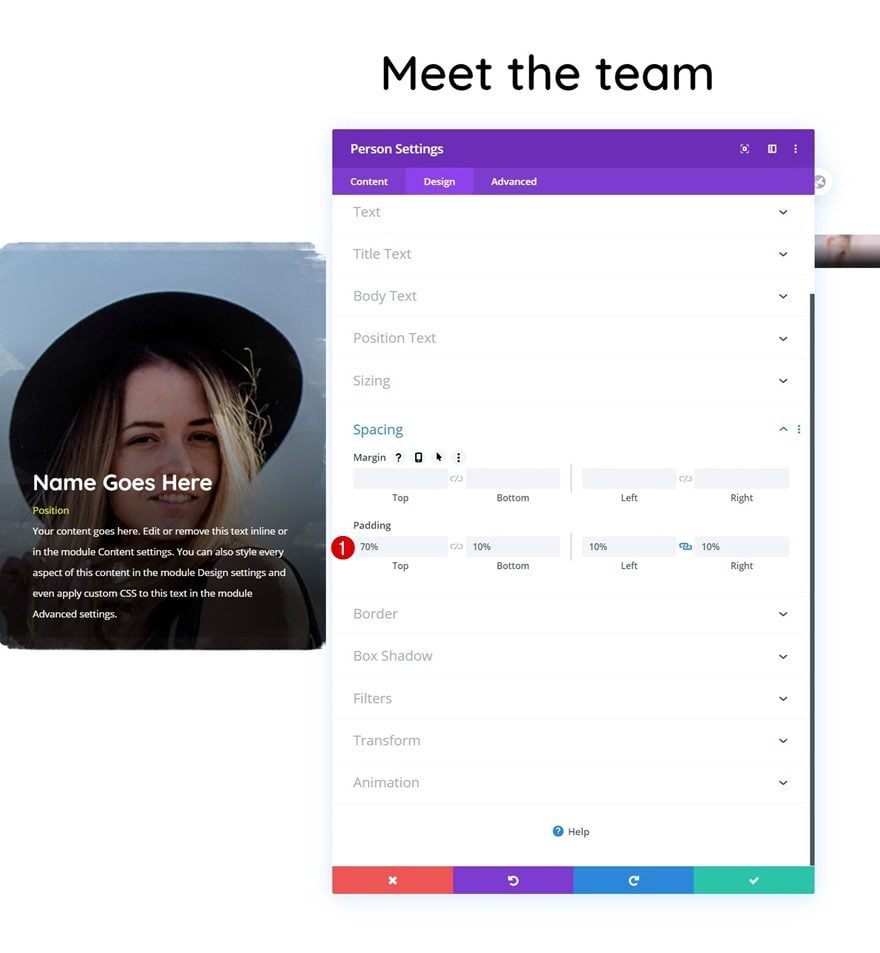 team member carousel