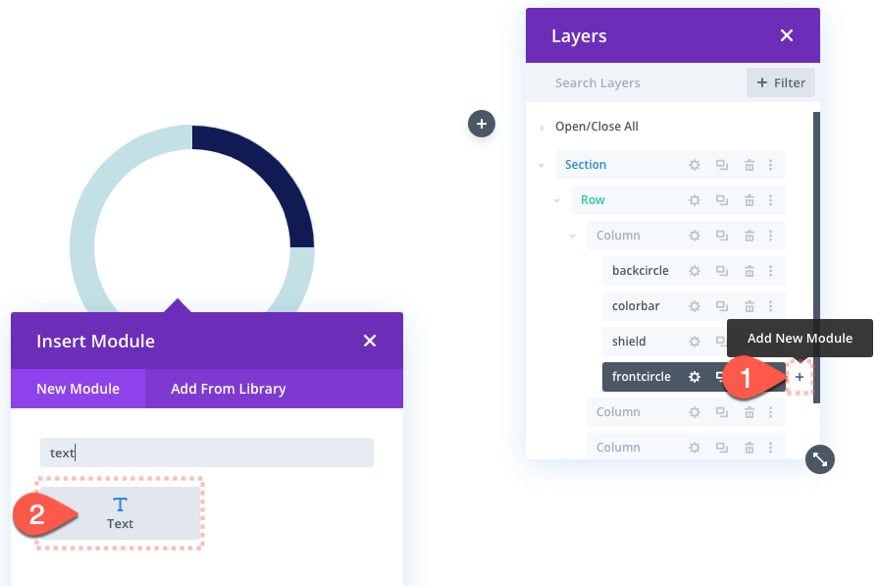 animated circle counters on scroll