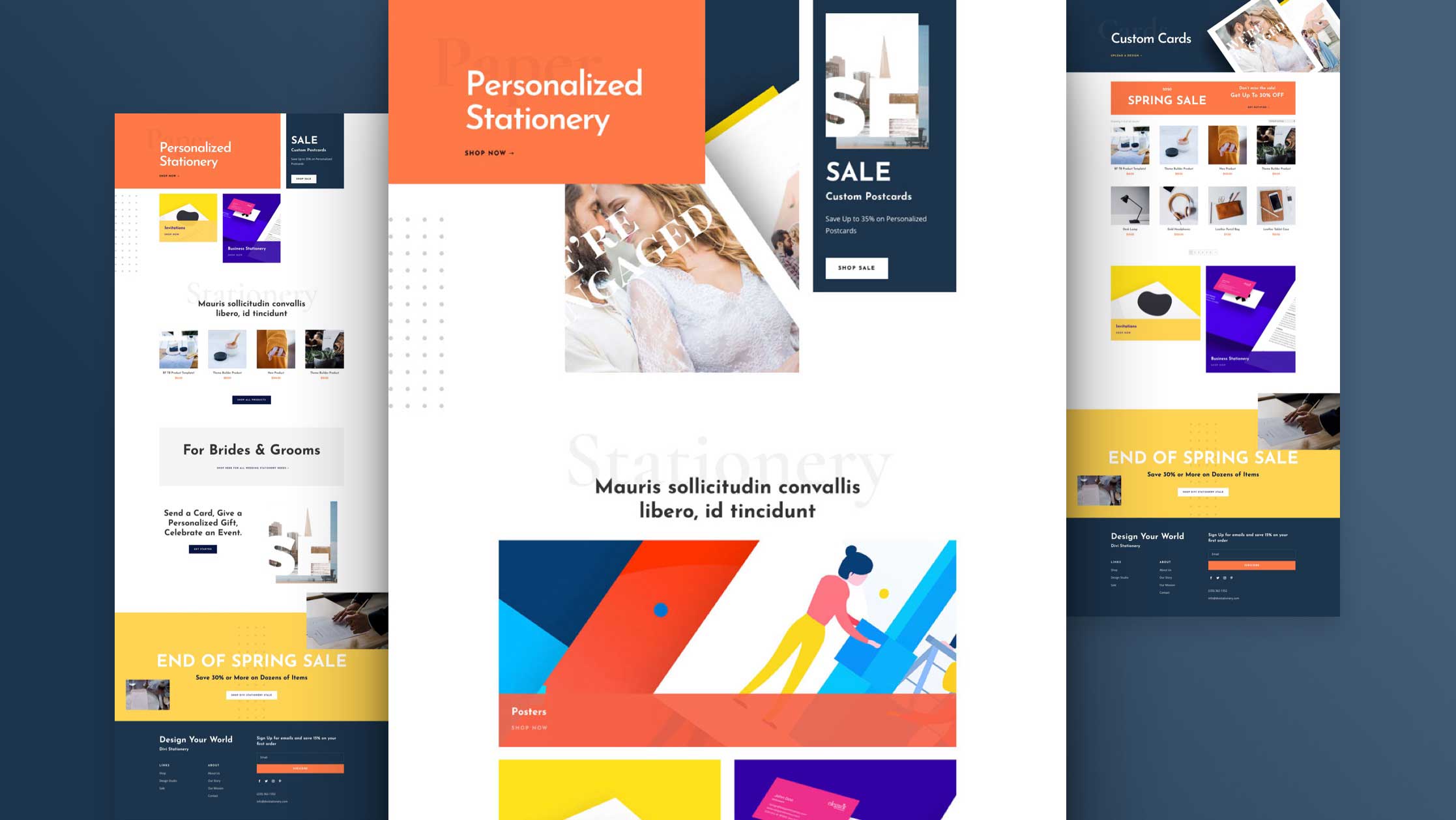 Get a FREE Stationery Shop Layout Pack for Divi