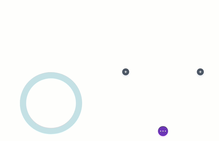 animated circle counters on scroll