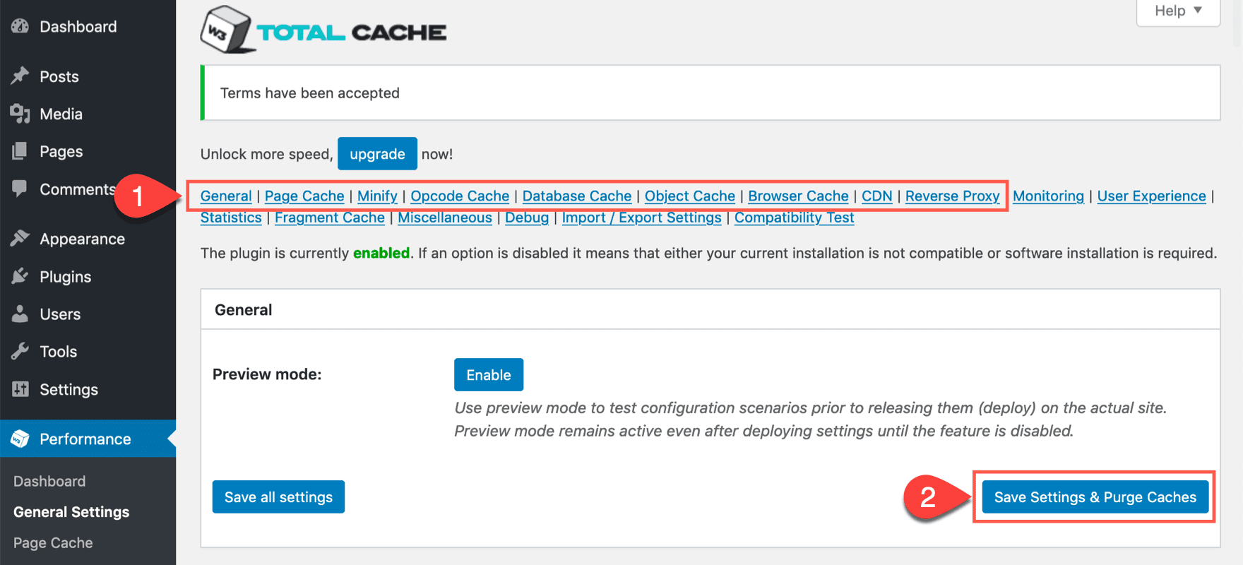 how to clear your WordPress cache