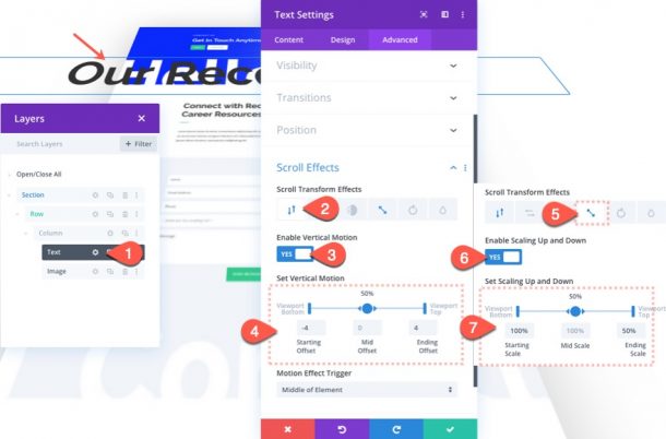 How to Create 3D Motion Scroll Effects in Divi