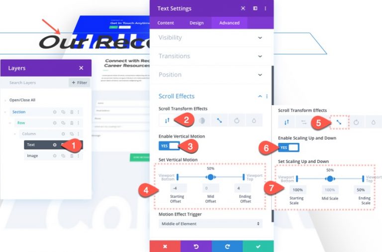 How to Create 3D Motion Scroll Effects in Divi