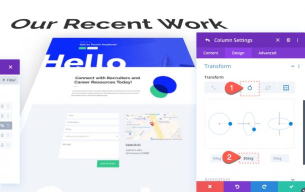 How to Create 3D Motion Scroll Effects in Divi