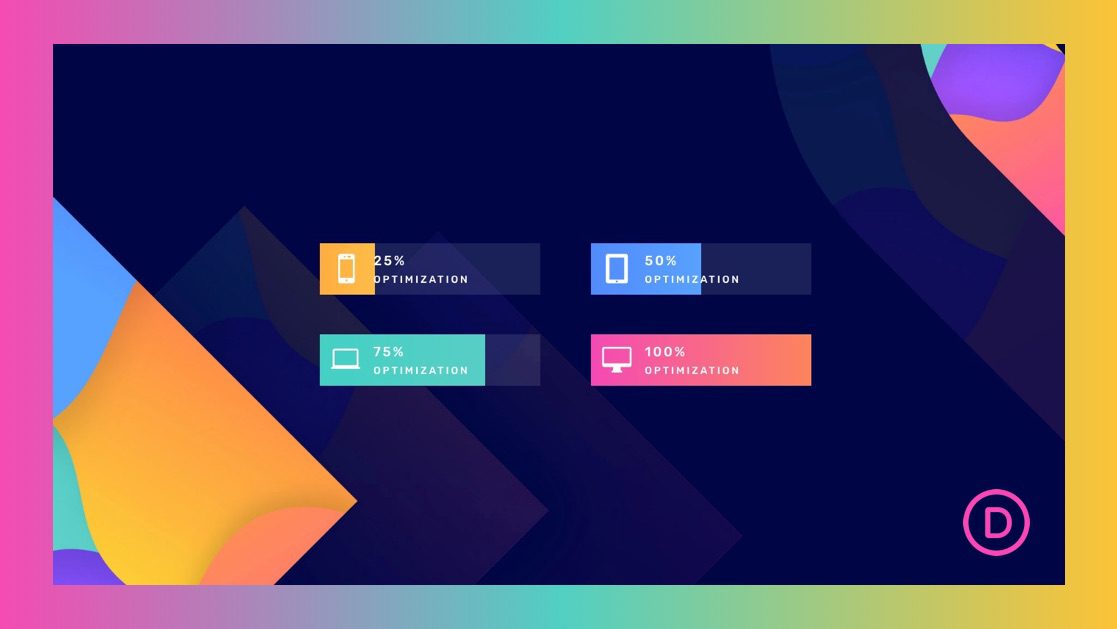 How to Design Scroll Animated Bar Counters with Divi