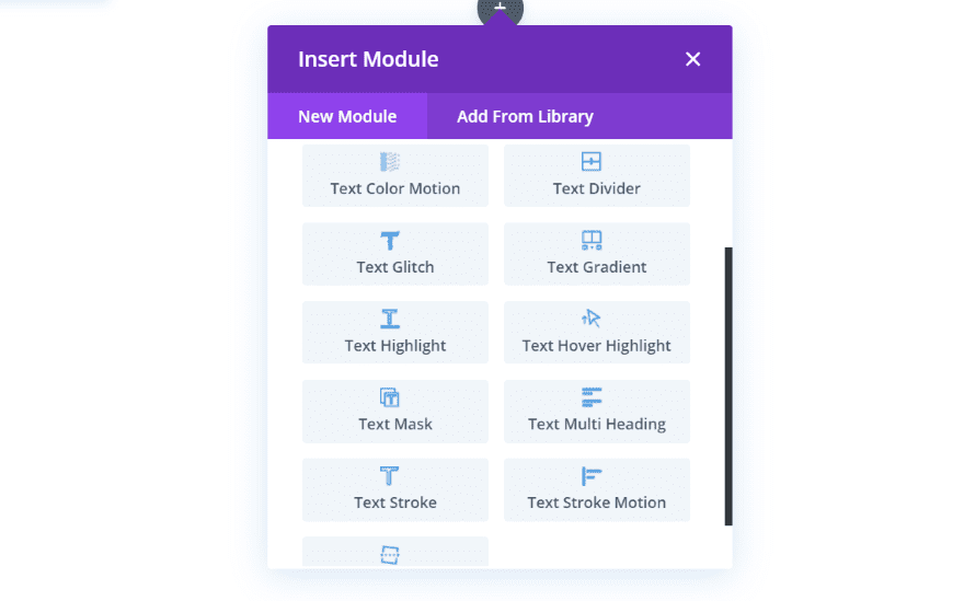 Divi Next Texts Modules