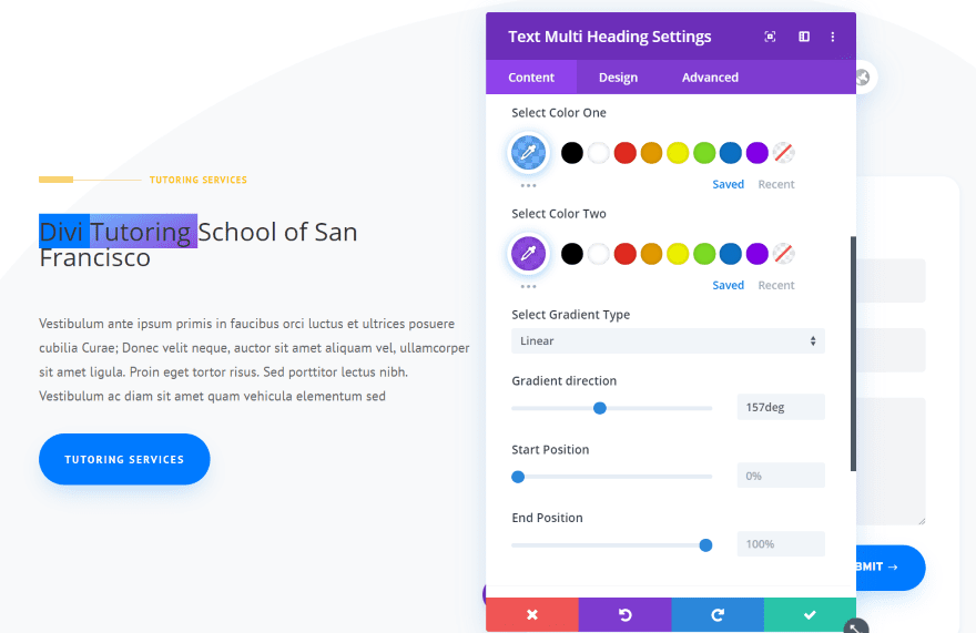 Divi Next Texts Text Multi Heading