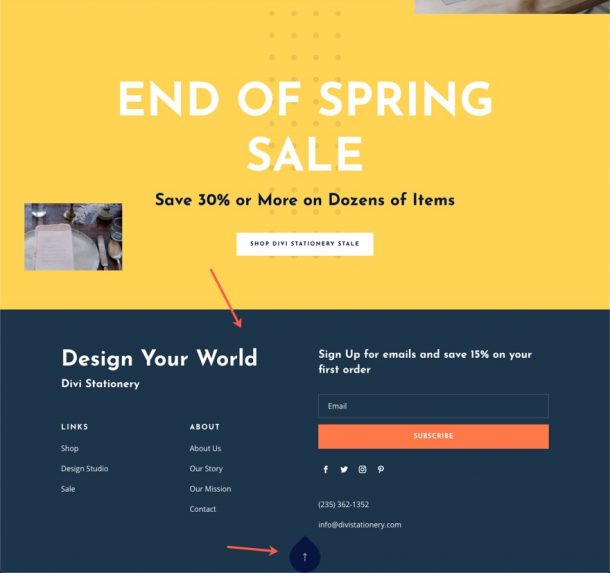 How to Design a Floating Footer Drawer in Divi LaptrinhX